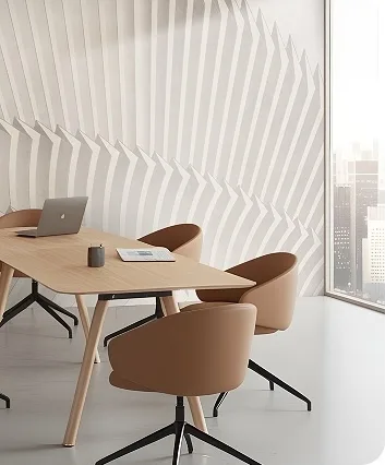 abstract beige mural